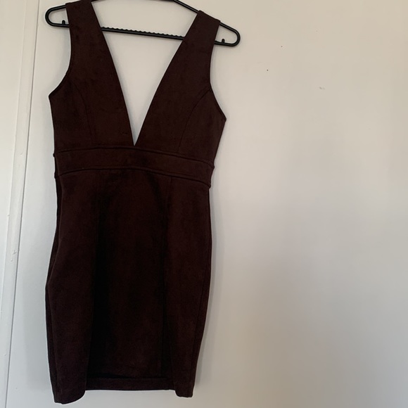 F21 70s style suede dress - Picture 4 of 5